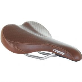 Madison Flux Classic Short Saddle Brown - PU material is hard wearing yet offers great grip for bare skin or gloves