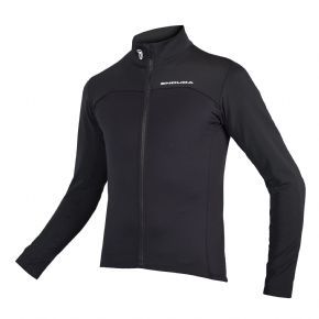 Endura Fs260-pro Roubaix Long Sleeve Jersey Black - Windproof front and sleeve panels with DWR finish