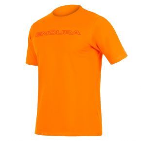 Endura One Clan Carbon T-shirt Pumpkin - Lightweight Trail Tech Tee