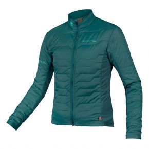 Endura Pro Sl Primaloft Windproof Jacket 2 Deep Teal - Critically positioned high stretch wind and waterproof panels