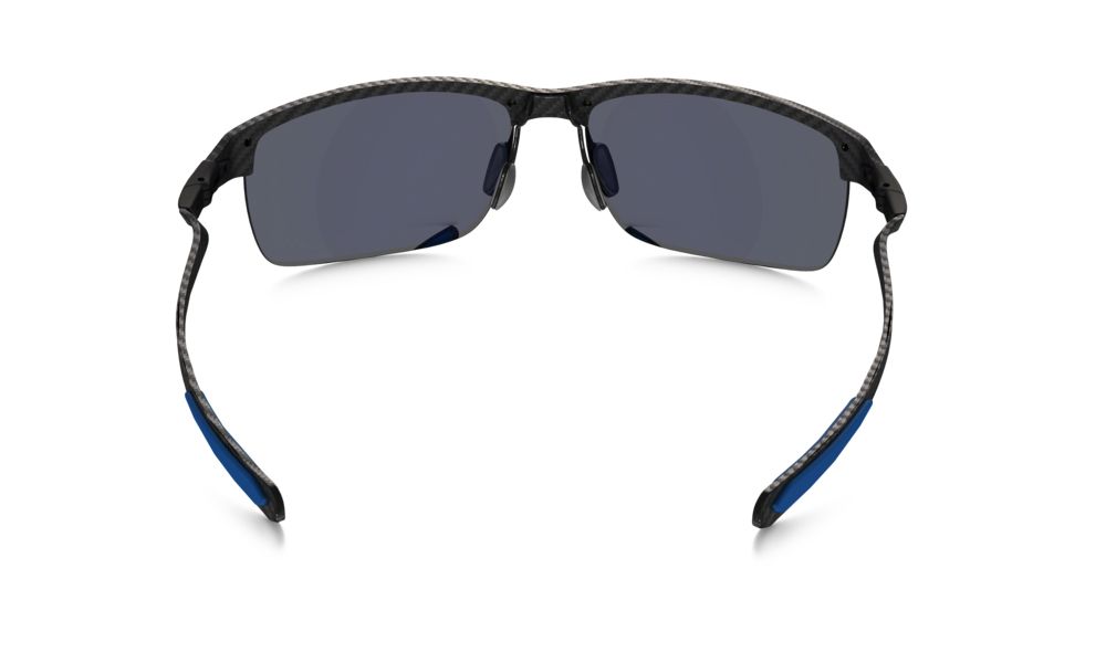 Oakley Carbon Blade Polarized Sunglasses OO9174-05 Matte Carbon/Ice Iridium