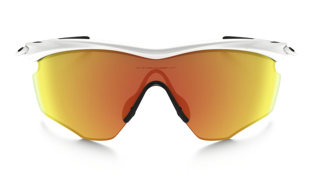 Oakley M2 Frame XL Sunglasses Polished White/Fire Iridium (OO9343-05)