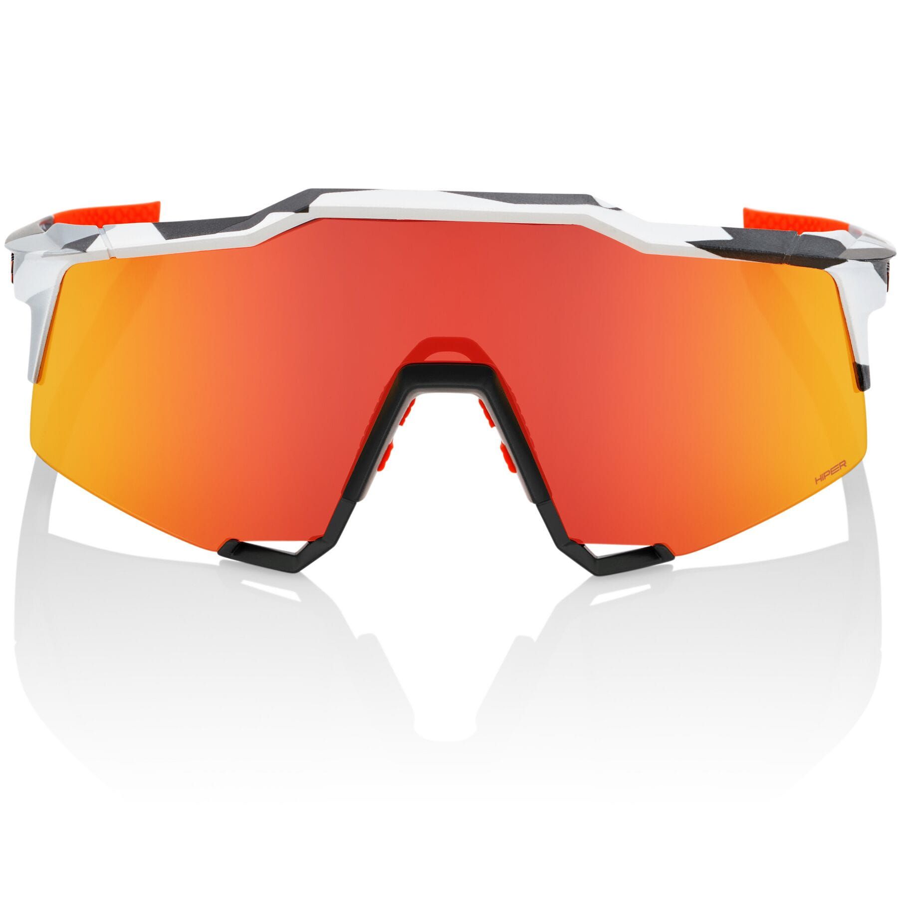 100% Speedcraft Sunglasses Grey Camo/hiper Red Mirror Lens - £161.49 ...