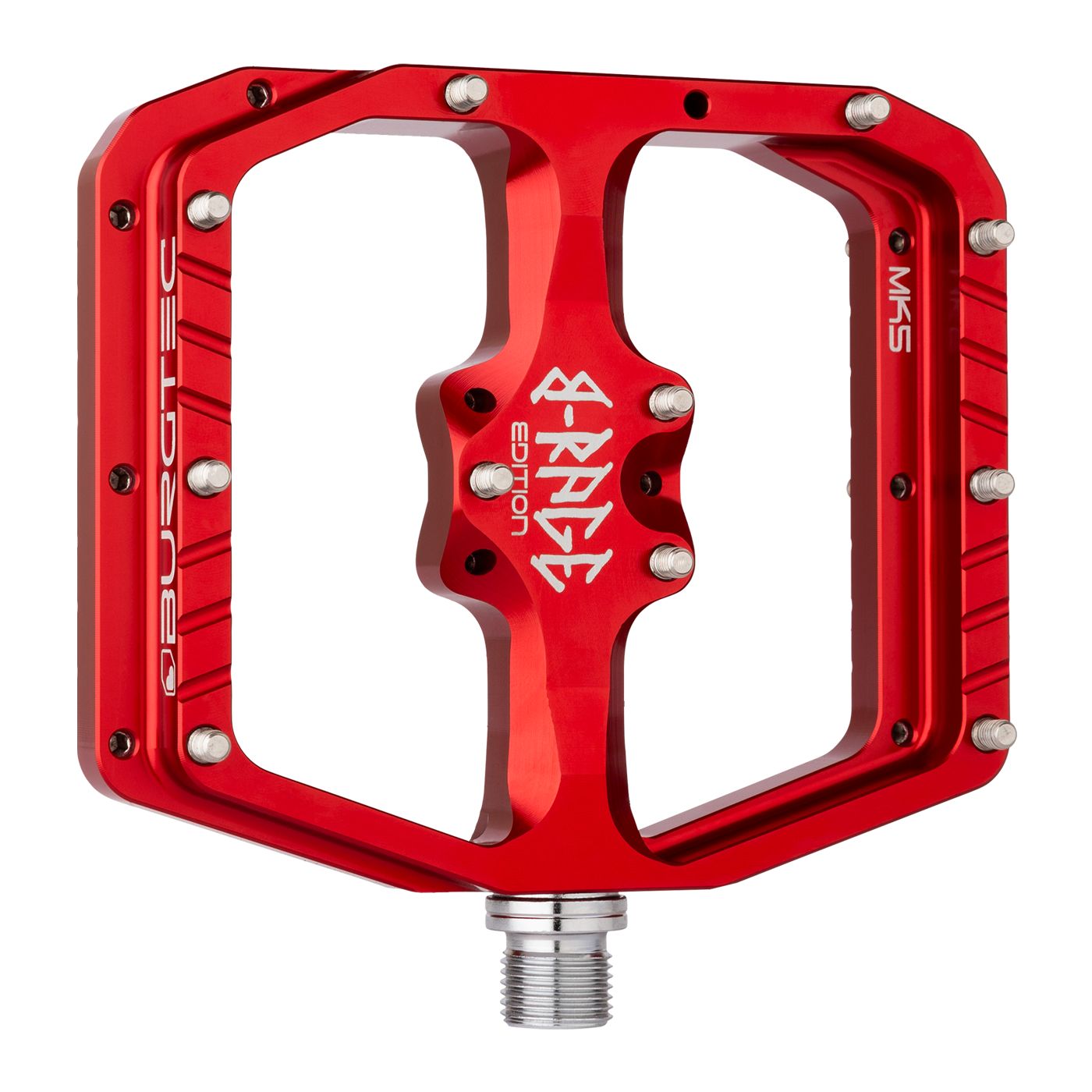 Burgtec Penthouse Flat Mk5 B-RAGE Edition Pedals - £115.99 | Pedals ...