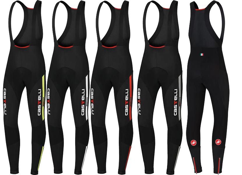 castelli rosso corsa bib tights