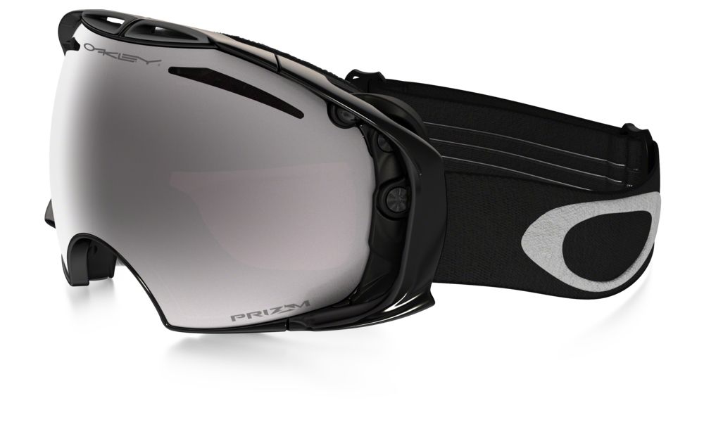 Oakley Prizm Airbrake Snow Goggle Jet Black/ Prizm Black Iridium u0026 Prizm  Rose Lens 59-738 - £179.99 | Snow Goggles - Oakley Airbrake | Cyclestore