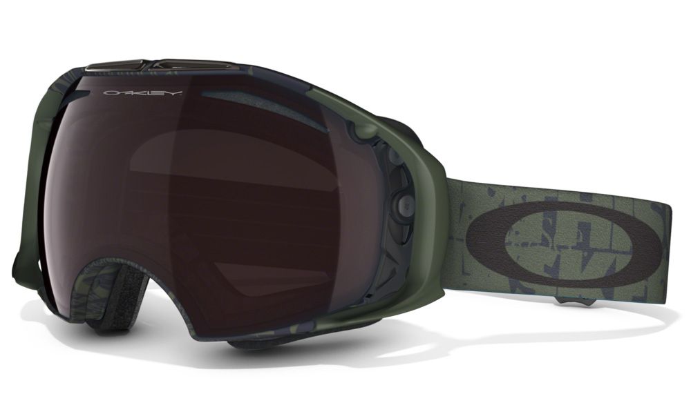 Oakley Airbrake Snow Goggles Tagline Gunmetal/ Black Rose & Persimmon ...