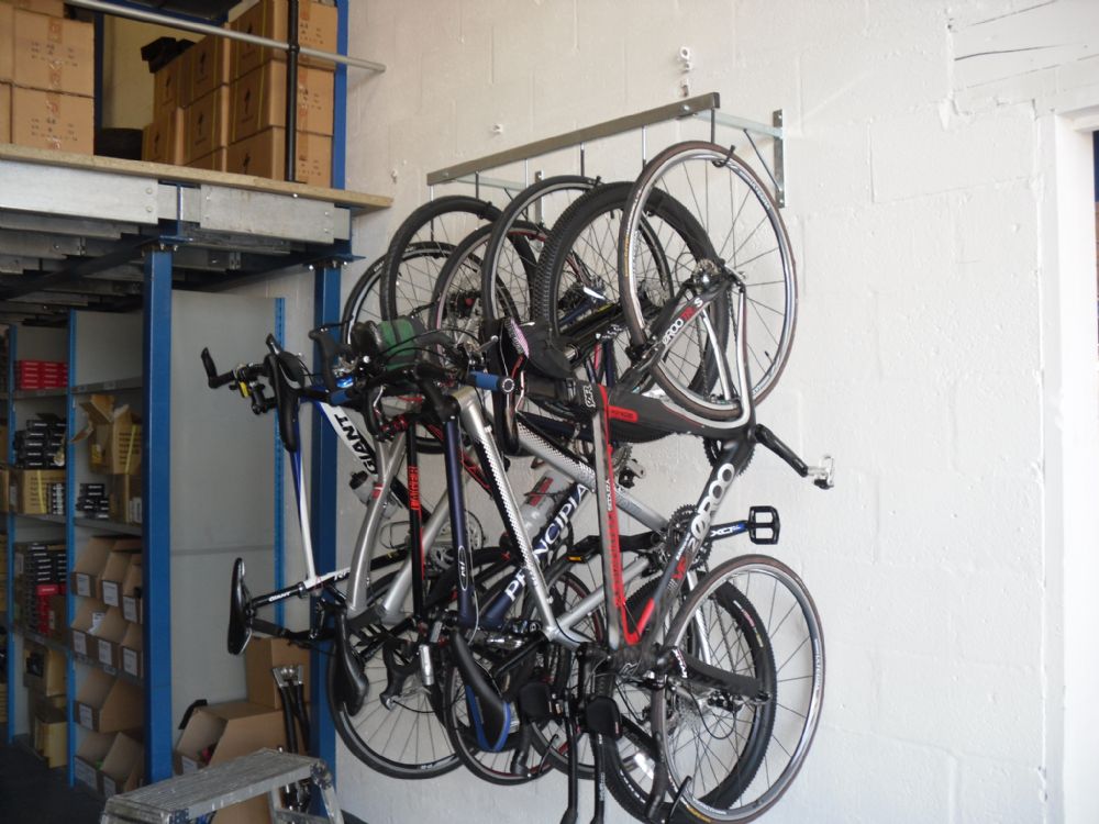 bike wall racks storage