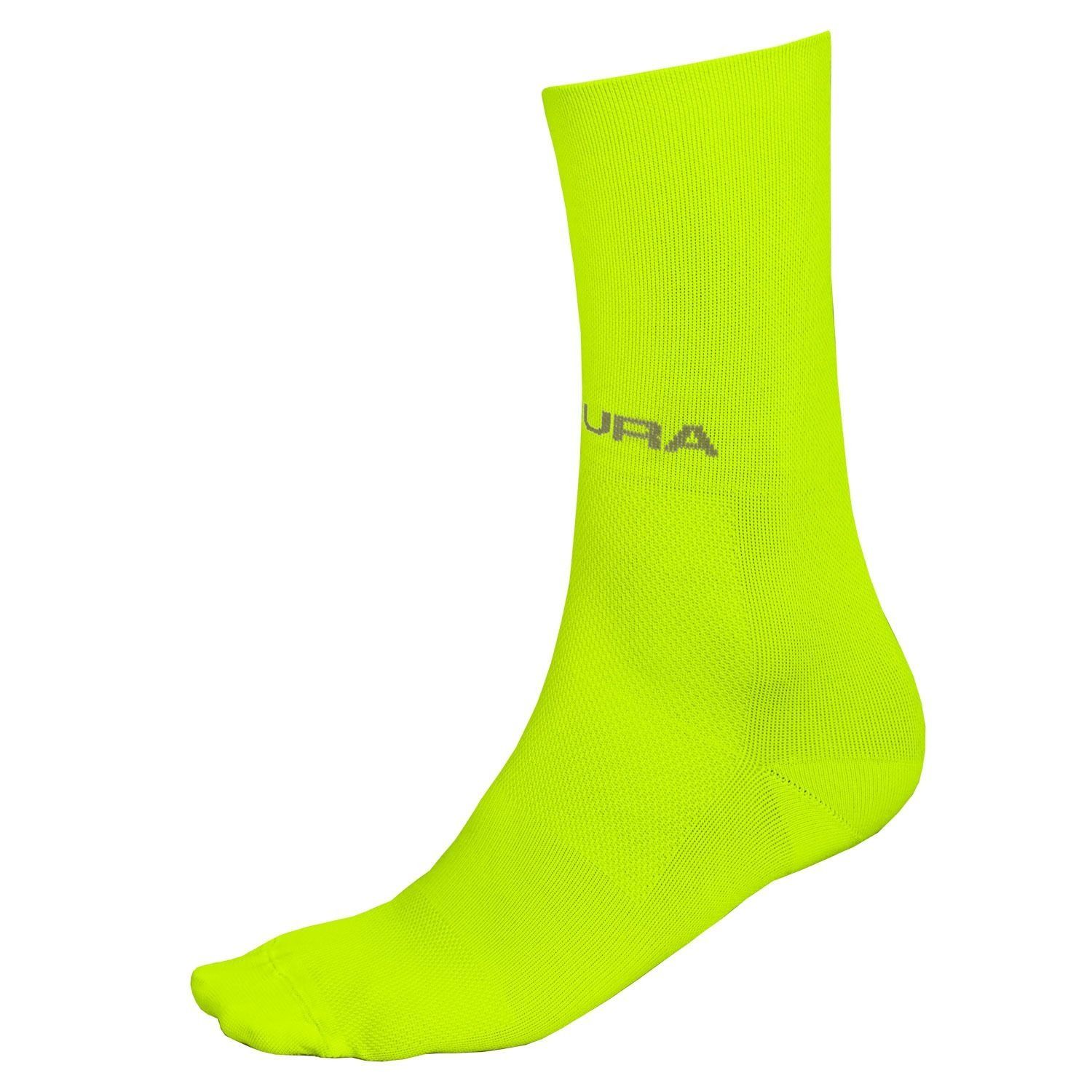 Endura Pro SL 2 Socks (single Pack) HI-VIZ Yellow - £8.49 | Socks ...