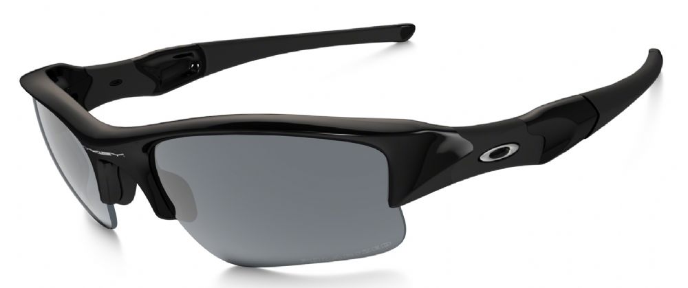 Oakley Flak Jacket Xlj Sunglasses Blk/ Blk Iridium Polarized 12-903 - £ ...